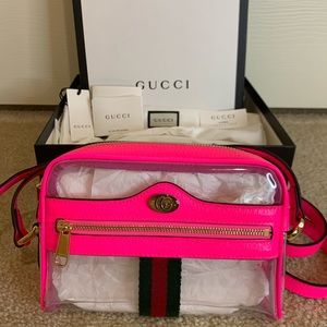 Gucci Ophidia Transparent Mini Bag